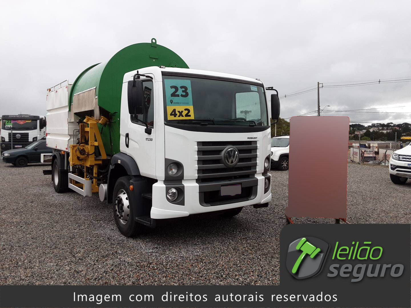 LOTE 077 VOLKSWAGEN 17.230 E CONSTELLATION 4X2 2022/2023