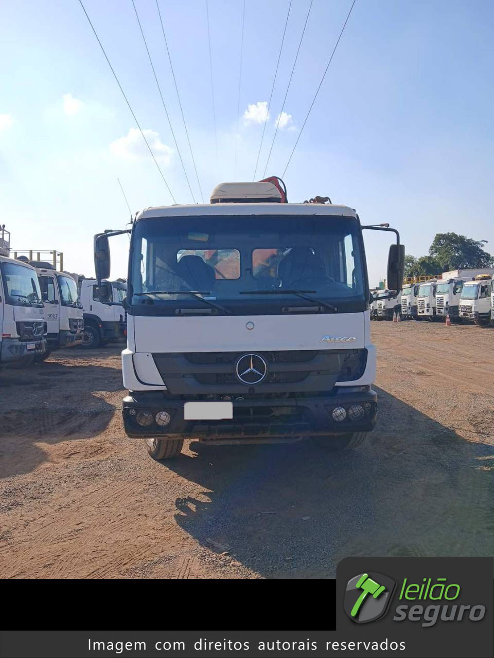 LOTE 110 MERCEDES-BENZ ATEGO 2730 6X4 CE 2017/2018