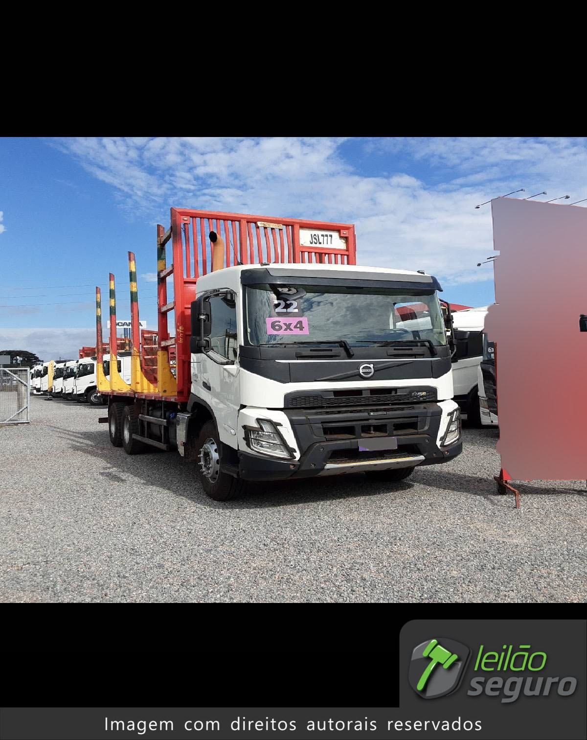 LOTE 119 VOLVO FM 540 6X4R 2022/2022