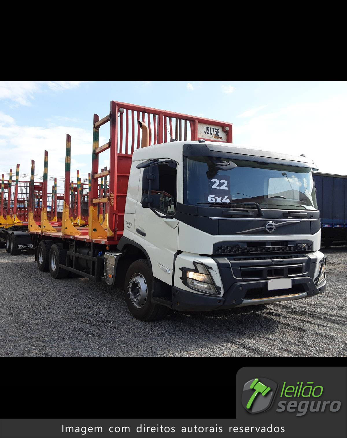 LOTE 136 VOLVO FM 540 6X4R 2022/2022