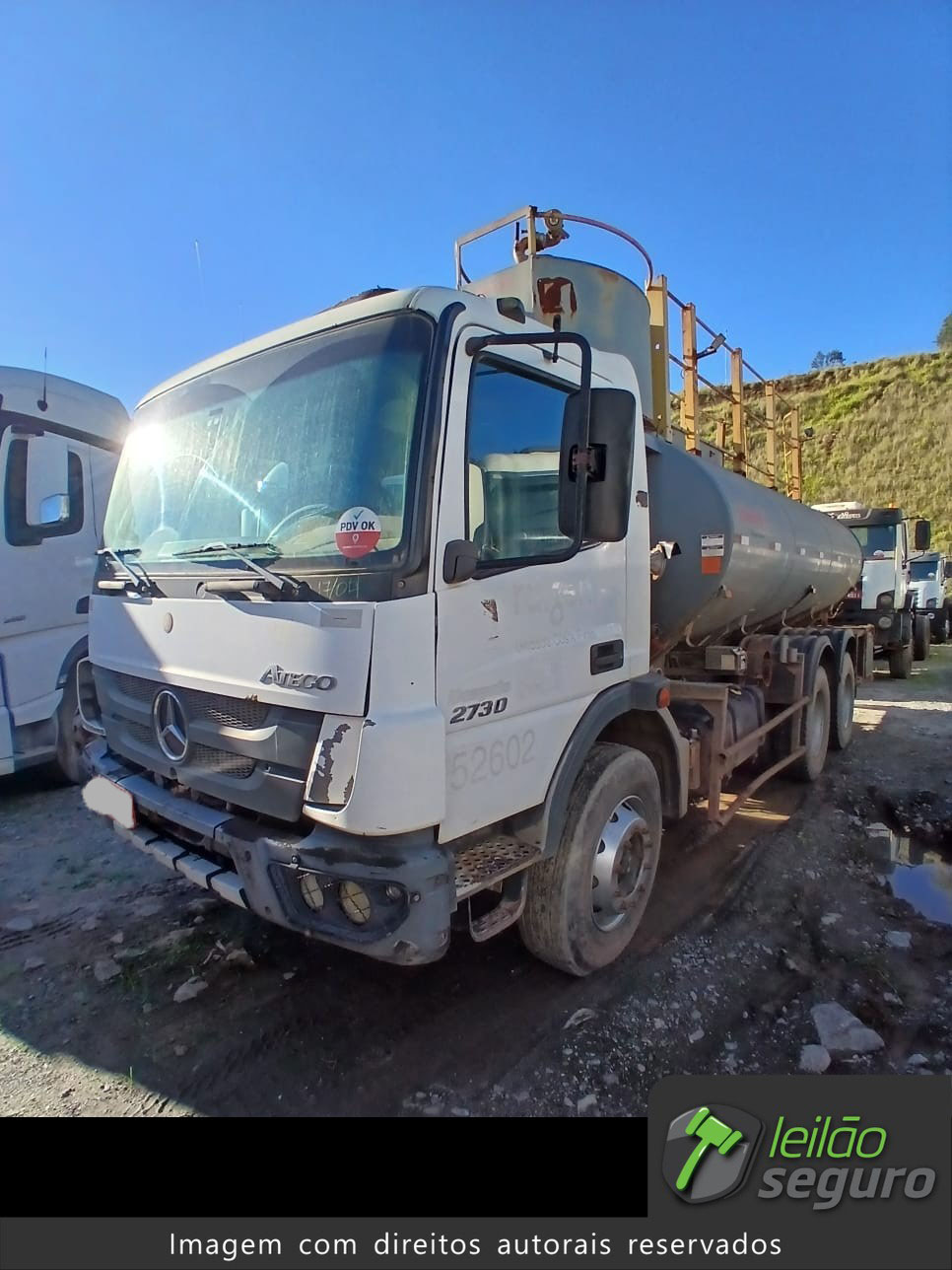 LOTE 016 MERCEDES-BENZ ATEGO 2730 6X4 CE 2017/2018