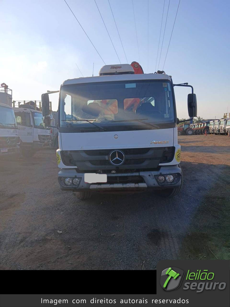 LOTE 015 MERCEDES-BENZ ATEGO 2730 6X4 CE 2017/2018