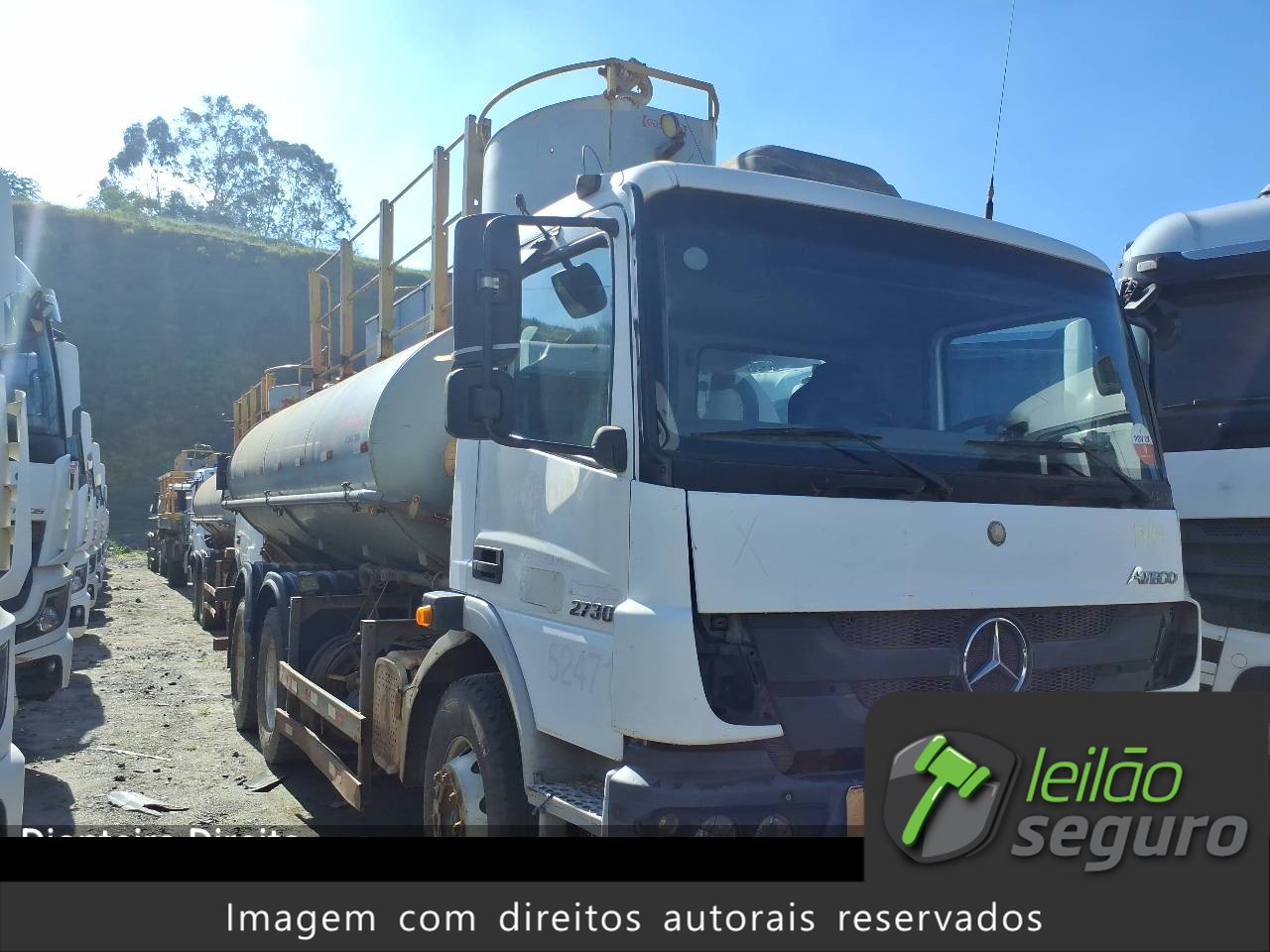 LOTE 016 MERCEDES-BENZ ATEGO 2730 6X4 CE 2017/2018